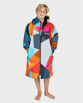 Dryrobe Advance Long Sleeve Kids Abstract Print